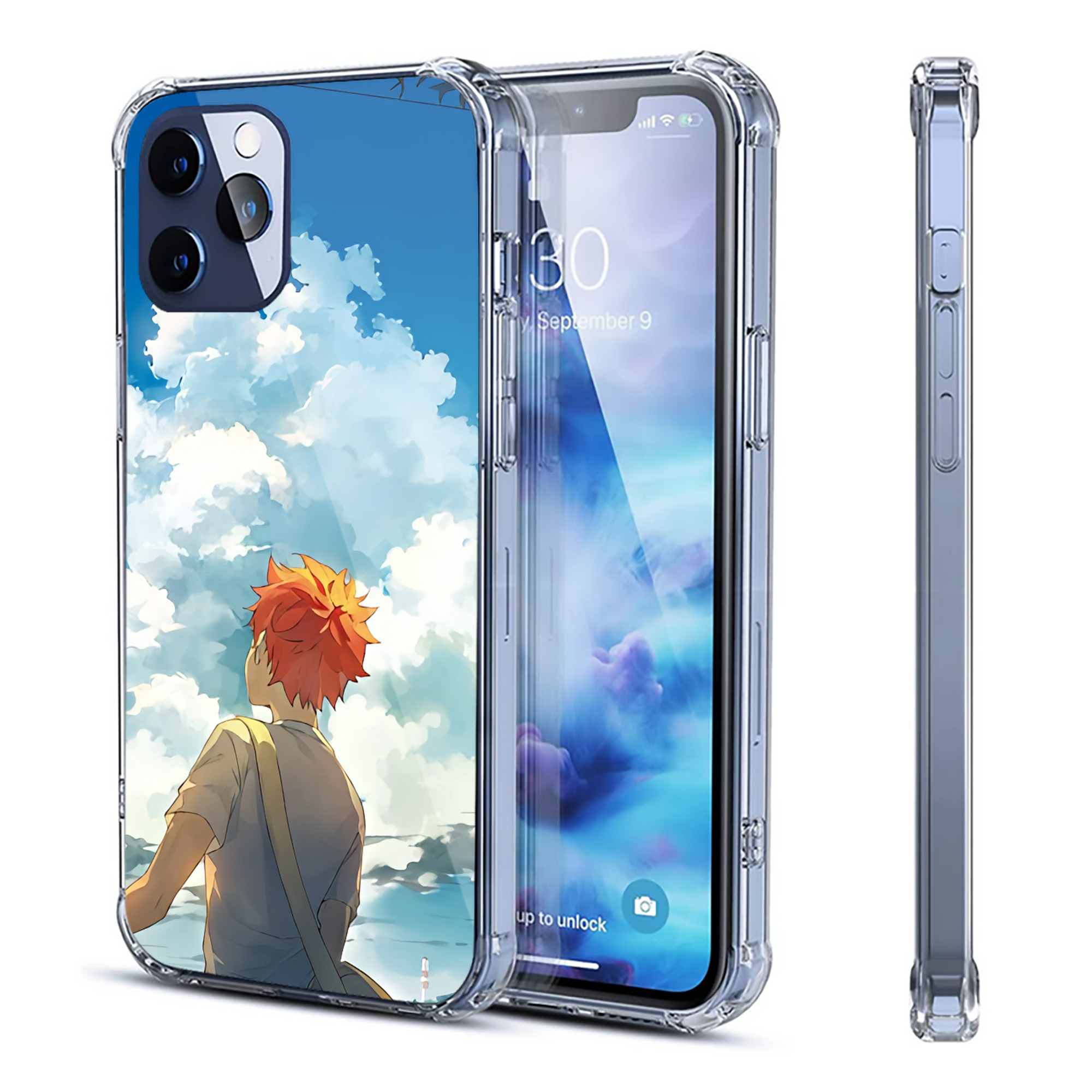（画像用） ハイキュー!! Haikyu!! 【iPhone 12シリーズ対応】透明スマホケース（クリアソフトケース）